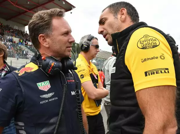 Christian Horner, Cyril Abiteboul Titel-Bild zur News: Christian Horner, Cyril Abiteboul