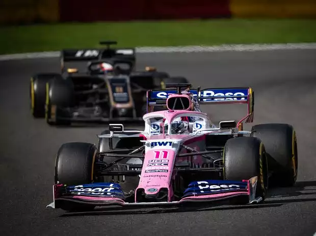 Titel-Bild zur News: Sergio Perez, Romain Grosjean