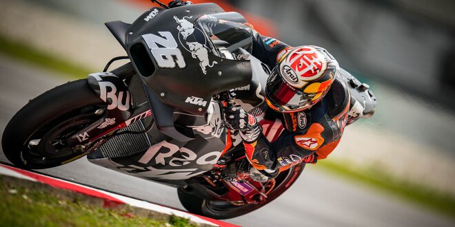 Ktm Testfahrer Dani Pedrosa Lasst Mit Weichem Hinterreifen Aufhorchen