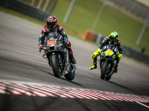 Fabio Quartararo, Valentino Rossi Titel-Bild zur News: Fabio Quartararo, Valentino Rossi