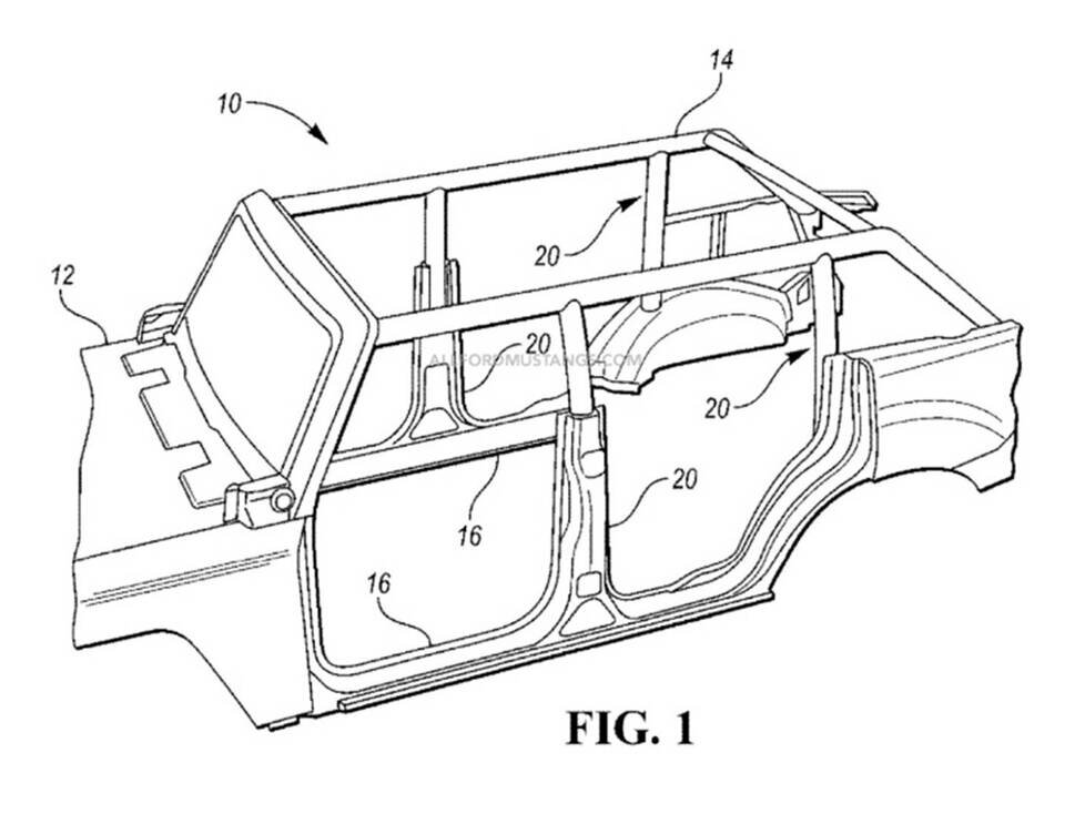 Ford Bronco: Patent eines Rohrrahmens