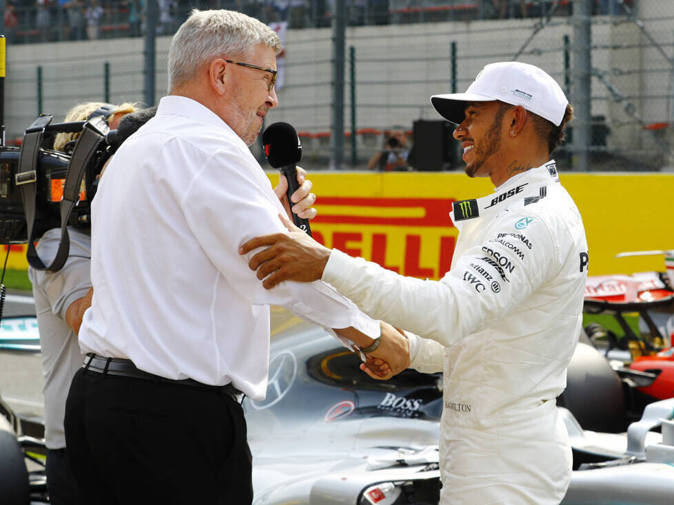 Ross Brawn, Lewis Hamilton