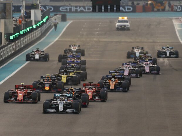 Titel-Bild zur News: Lewis Hamilton, Max Verstappen, Charles Leclerc, Sebastian Vettel, Alexander Albon, Lando Norris