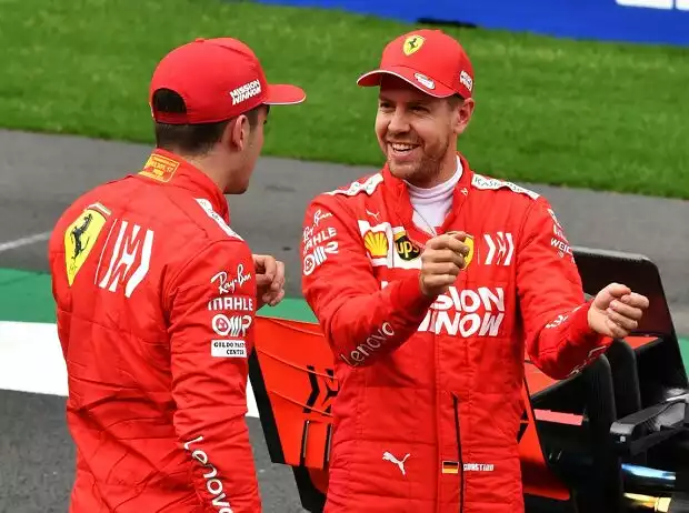 Sebastian Vettel, Charles Leclerc Titel-Bild zur News: Sebastian Vettel, Charles Leclerc