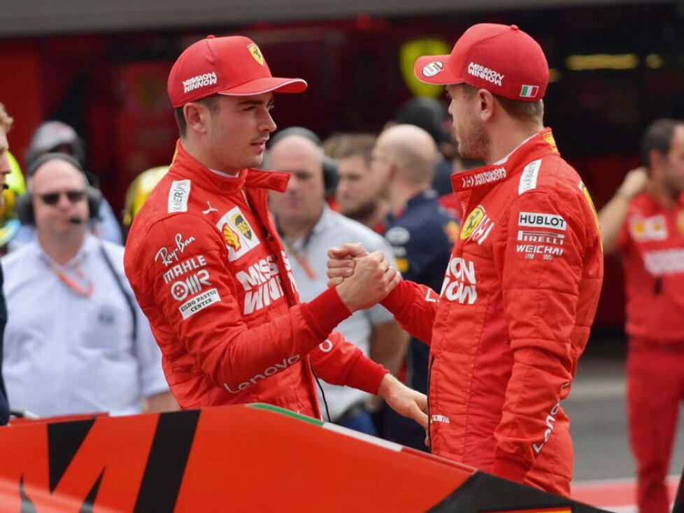 Charles Leclerc, Sebastian Vettel