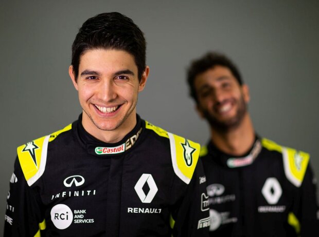 Titel-Bild zur News: Esteban Ocon, Daniel Ricciardo