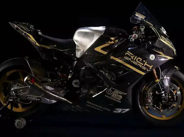OMG-BSB-Bike in Rich-Energy-Lackierung Titel-Bild zur News: OMG-BSB-Bike in Rich-Energy-Lackierung