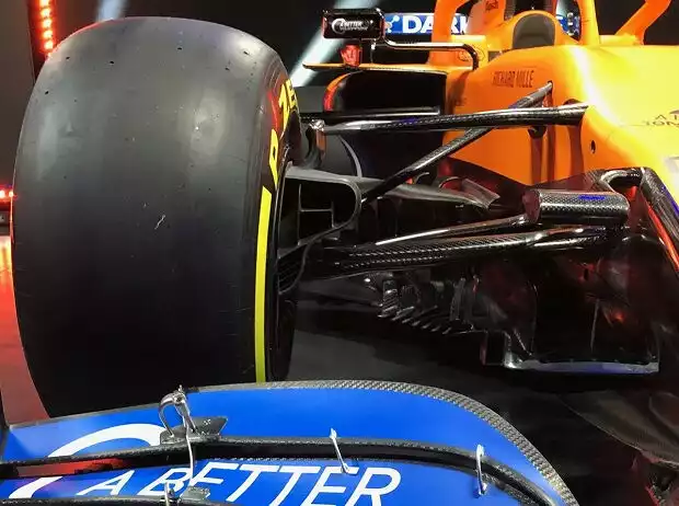 McLaren MCL35, Vorderradaufhängung Titel-Bild zur News: McLaren MCL35, Vorderradaufhängung