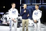 Daniil Kwjat , Franz Tost und  Pierre Gasly 