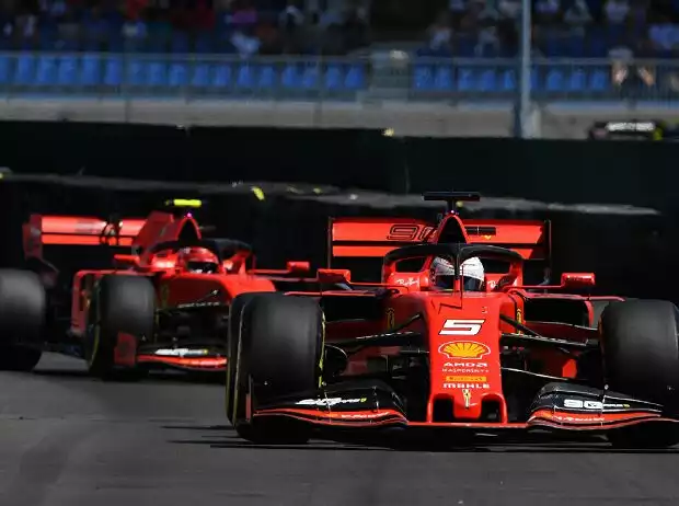 Sebastian Vettel, Charles Leclerc Titel-Bild zur News: Sebastian Vettel, Charles Leclerc