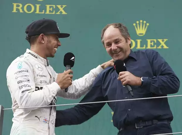 Lewis Hamilton, Gerhard Berger Titel-Bild zur News: Lewis Hamilton, Gerhard Berger