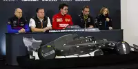 Franz Tost, Zak Brown, Mattia Binotto, Cyril Abiteboul, Claire Williams