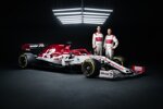 Antonio Giovinazzi und Kimi Räikkönen (Alfa Romeo)