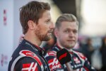 Romain Grosjean und Kevin Magnussen (Haas) 