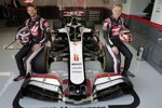 Romain Grosjean und Kevin Magnussen (Haas)