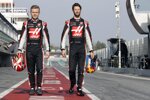 Kevin Magnussen und Romain Grosjean (Haas)