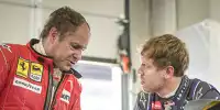 Gerhard Berger und Sebastian Vettel
