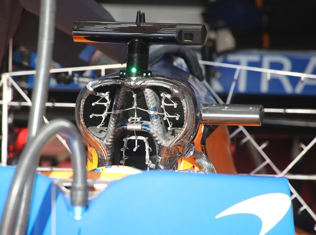Titel-Bild zur News: McLaren MCL35, Airbox