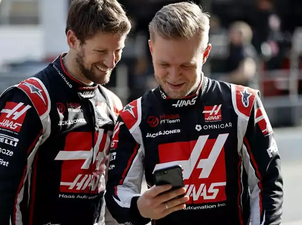 Romain Grosjean, Kevin Magnussen Titel-Bild zur News: Romain Grosjean, Kevin Magnussen
