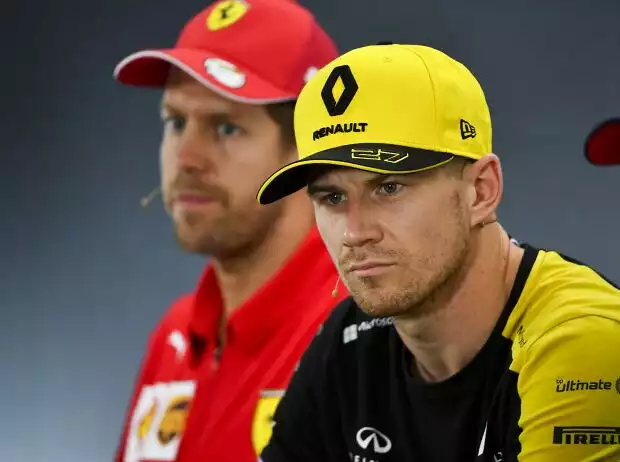 Titel-Bild zur News: Nico Hülkenberg, Sebastian Vettel