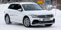 Bild zum Inhalt: VW Tiguan R (2020) versteckt sein Facelift und zeigt vier Endrohre