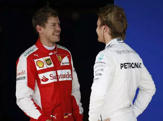 Nico Rosberg, Sebastian Vettel Titel-Bild zur News: Nico Rosberg, Sebastian Vettel