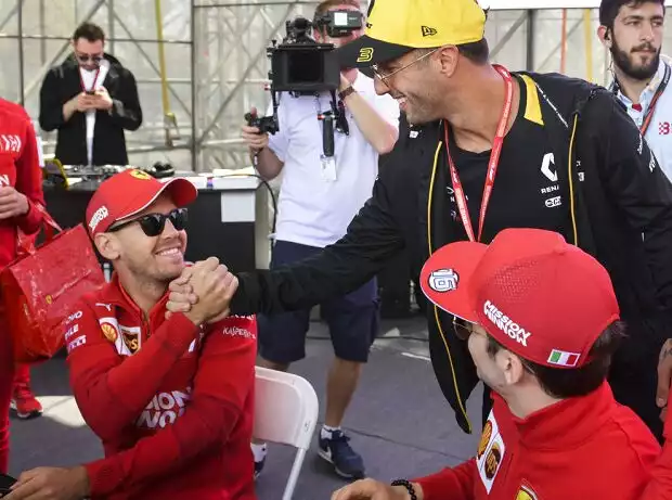Daniel Ricciardo, Sebastian Vettel, Charles Leclerc Titel-Bild zur News: Daniel Ricciardo, Sebastian Vettel, Charles Leclerc