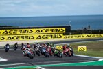 Start des ersten WSBK-Rennens