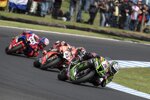 Alex Lowes vor Scott Redding und Leon Haslam