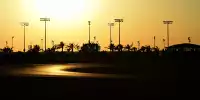 Sonnenuntergang am Losail International Circuit in Katar