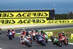 Start des ersten WSBK-Laufs