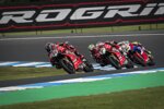 Scott Redding vor Chaz Davies und Alvaro Bautista