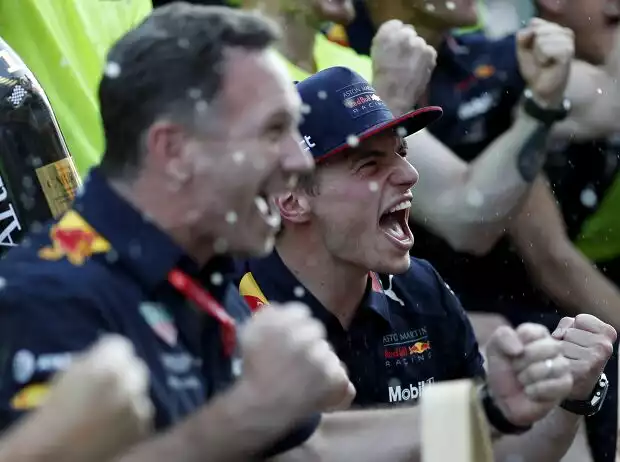 Christian Horner, Max Verstappen Titel-Bild zur News: Christian Horner, Max Verstappen