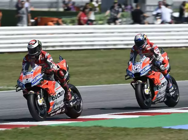 Jorge Lorenzo, Andrea Dovizioso Titel-Bild zur News: Jorge Lorenzo, Andrea Dovizioso