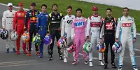 Formel-1-Fahrer 2020 beim Gruppenbild
