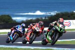 Jonathan Rea vor Scott Redding und Toprak Razgatlioglu