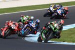 Jonathan Rea führt das Rennen an