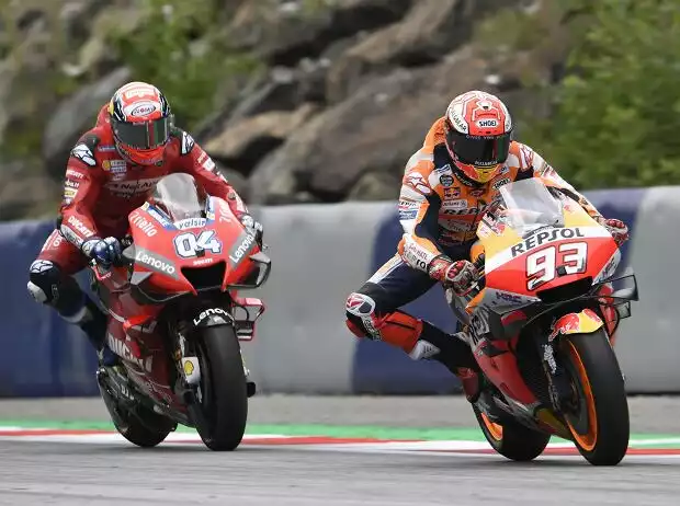 Marc Marquez, Andrea Dovizioso Titel-Bild zur News: Marc Marquez, Andrea Dovizioso