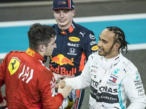 Titel-Bild zur News: Charles Leclerc, Lewis Hamilton