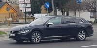 VW Arteon Wagon Spied In Traffic Flaunting Its Extra-Long Roof