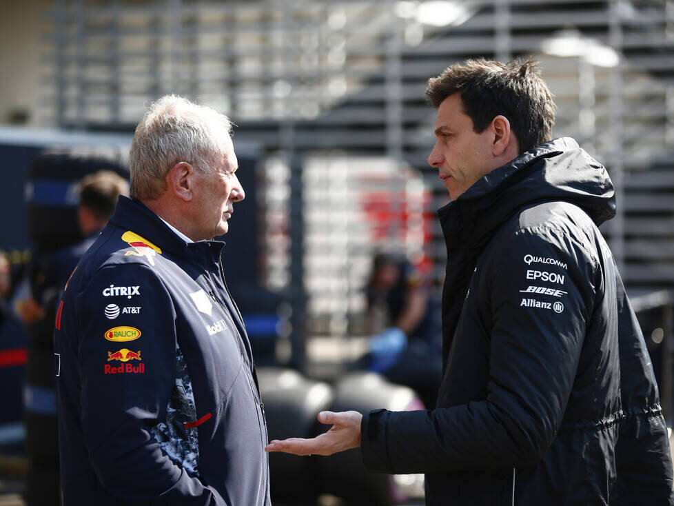 Helmut Marko und Toto Wolff