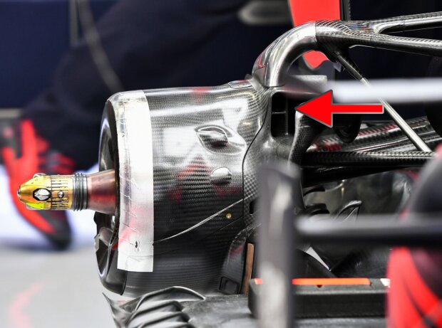 Hintere Bremsbelüftung Red Bull RB16 Hintere Bremsbelüftung Red Bull RB16
