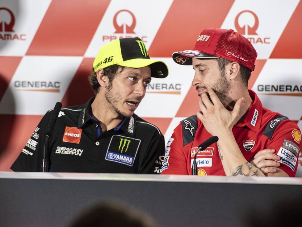 Andrea Dovizioso, Valentino Rossi