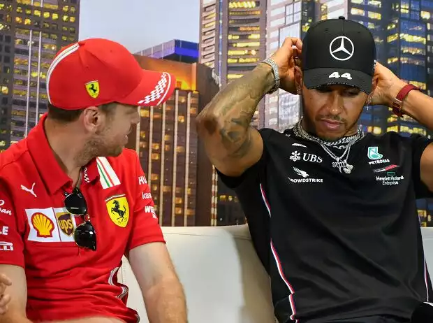 Sebastian Vettel, Lewis Hamilton Titel-Bild zur News: Sebastian Vettel, Lewis Hamilton