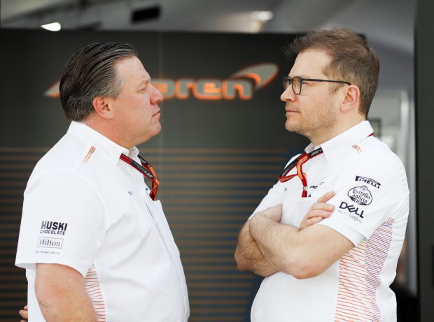 Zak Brown, Andreas Seidl Zak Brown, Andreas Seidl