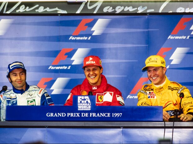 Heinz-Harald Frentzen, Michael Schumacher, Ralf Schumacher