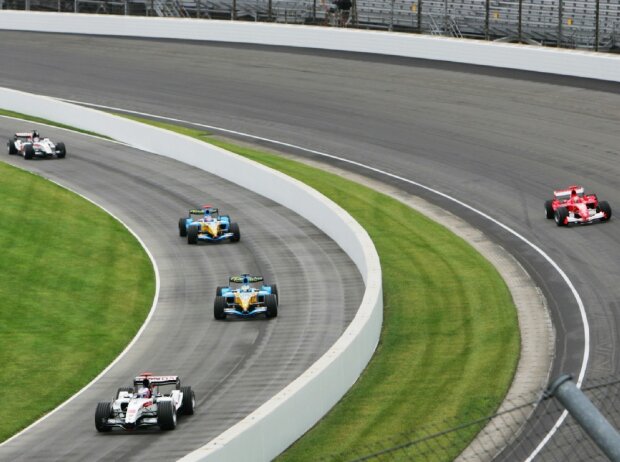 Einführungsrunde zum US-Grand-Prix 2005 in Indianapolis