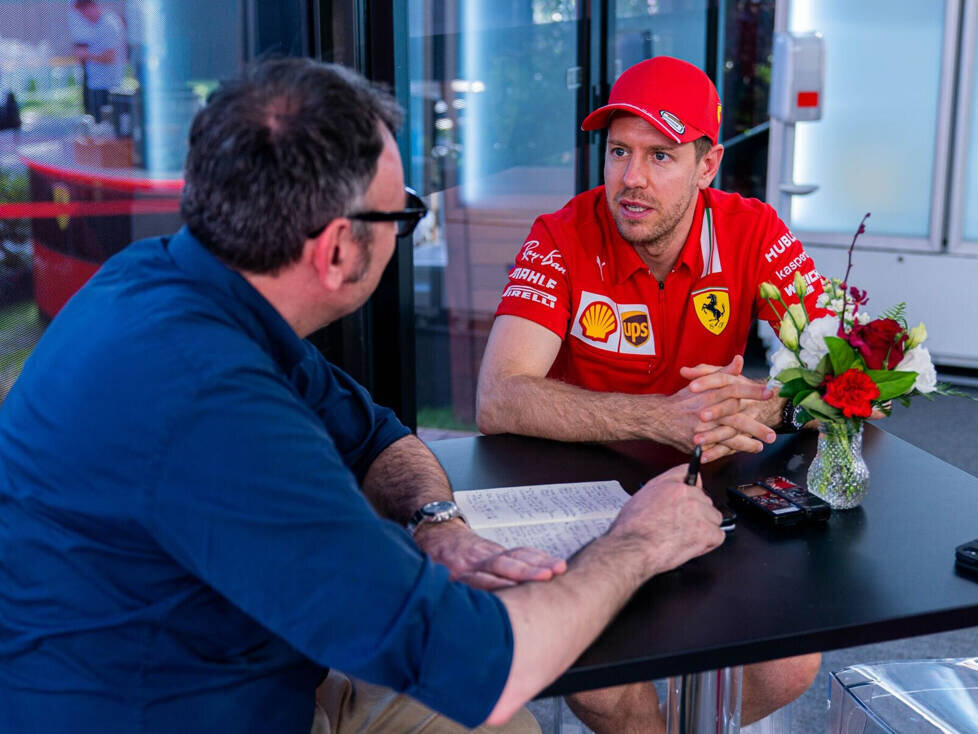 Roberto Chinchero und Sebastian Vettel