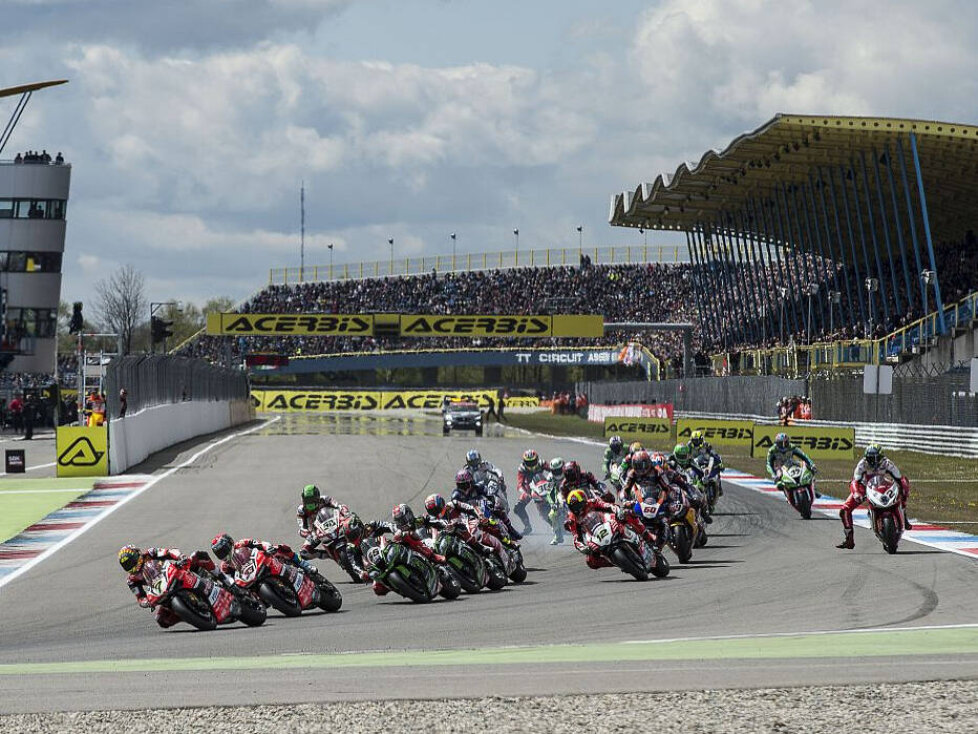 WSBK-Start Assen