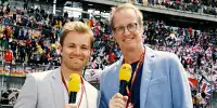 Nico Rosberg und Florian König von RTL